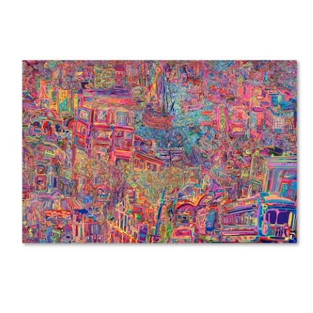 Josh Byer 'City' Canvas Art,22x32